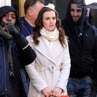 Leighton Meester dressed a winter jacket on the set of 'Gossip Girl' | Picture 112638